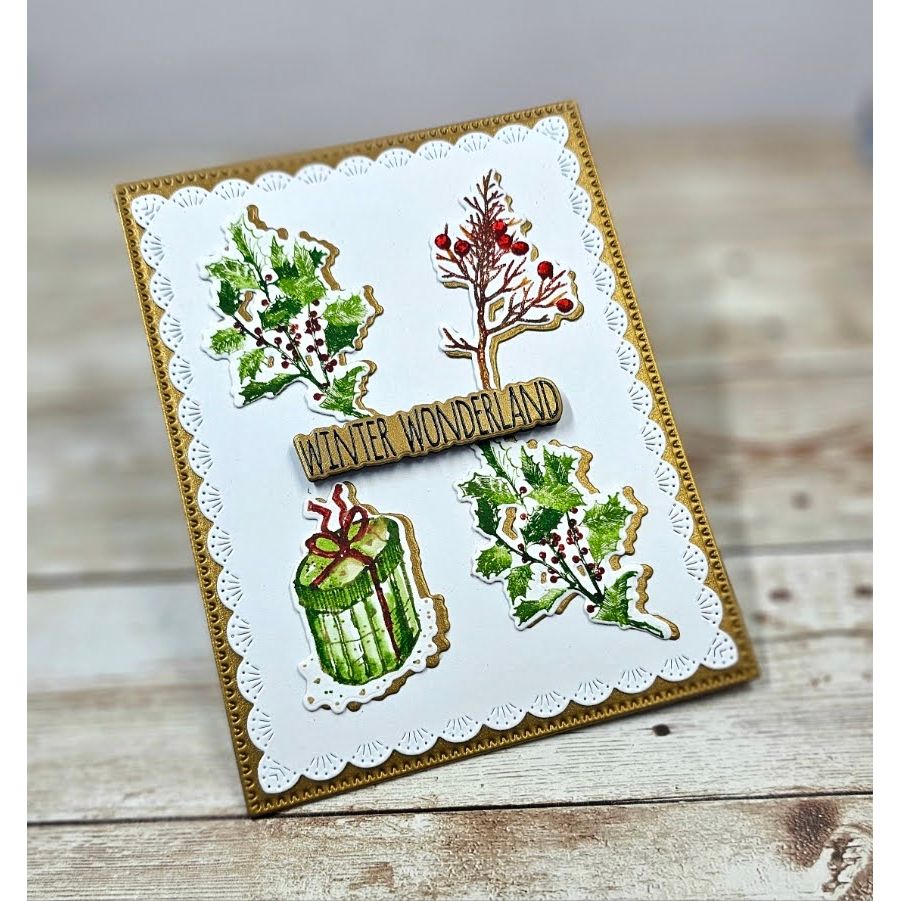 Tim Holtz Cling Rubber Stamps Holiday Things cms441