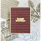 CZ Designs Holiday Typewriter Wafer Dies czd214c Stamptember Christmas Card | color-code:ALT01