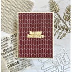 CZ Design Stamps And Dies Holiday Typewriter set674ht Stamptember Christmas Card | color-code:ALT01