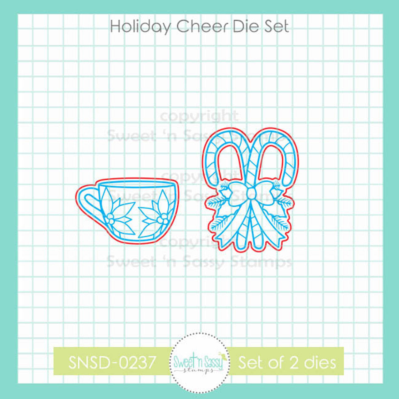 Sweet 'N Sassy Holiday Cheer Dies snsd-0237