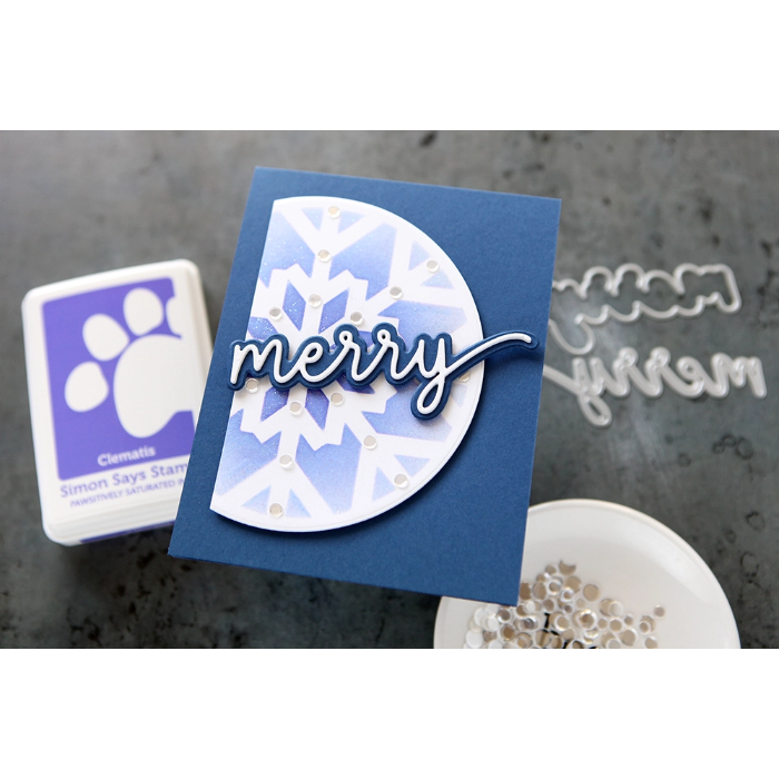 CZ Design Holiday Duo Wafer Dies czd264 Sugar and Spice Merry Card | color-code:ALT13