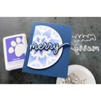CZ Design Holiday Duo Wafer Dies czd264 Sugar and Spice Merry Card | color-code:ALT13