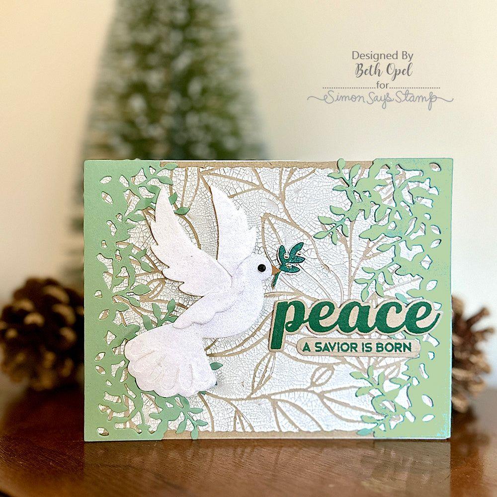 Simon Says Clear Stamps Holiday Messages 3100msc Sweet Wishes Christmas Card