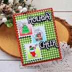 Newton's Nook Designs Holiday Postage Sampler Clear Stamps nn2410s03