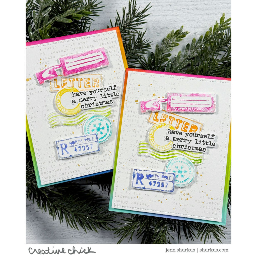 Simon Says Stamp Holiday Postmarks Wafer Dies 323sss Christmas Cards | color-code:ALT03