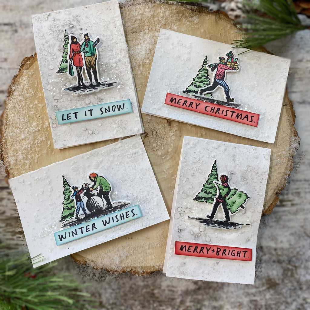 Simon Says Stamp Holiday Sketchbook Wafer Dies 456sss Christmas Cards