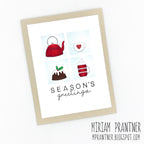 Simon Says Stamp Holiday Tea Time Wafer Die s979 Festive Fun Christmas Card | color-code:ALT03