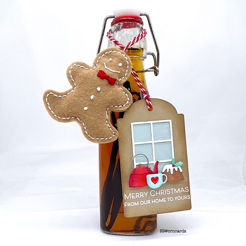 Simon Says Stamp Holiday Tea Time Wafer Die s979 Festive Fun Christmas Tags
