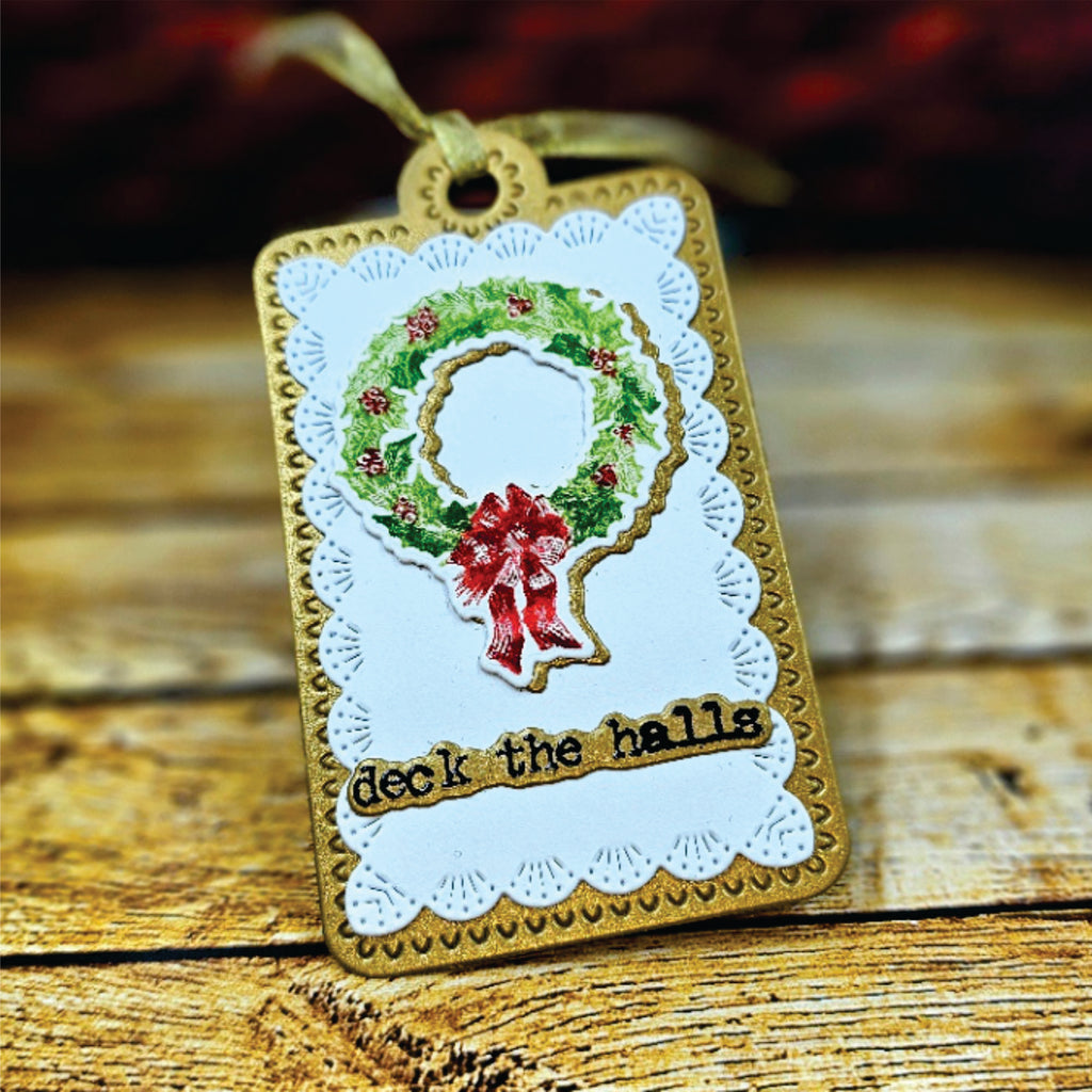 Simon Says Stamp Holiday Things Wafer Dies 441sss Christmas Tag