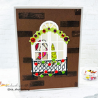 Simon Says Stamp Holiday Windows Dies Bundle set1102hw And Everything Nice Christmas Card