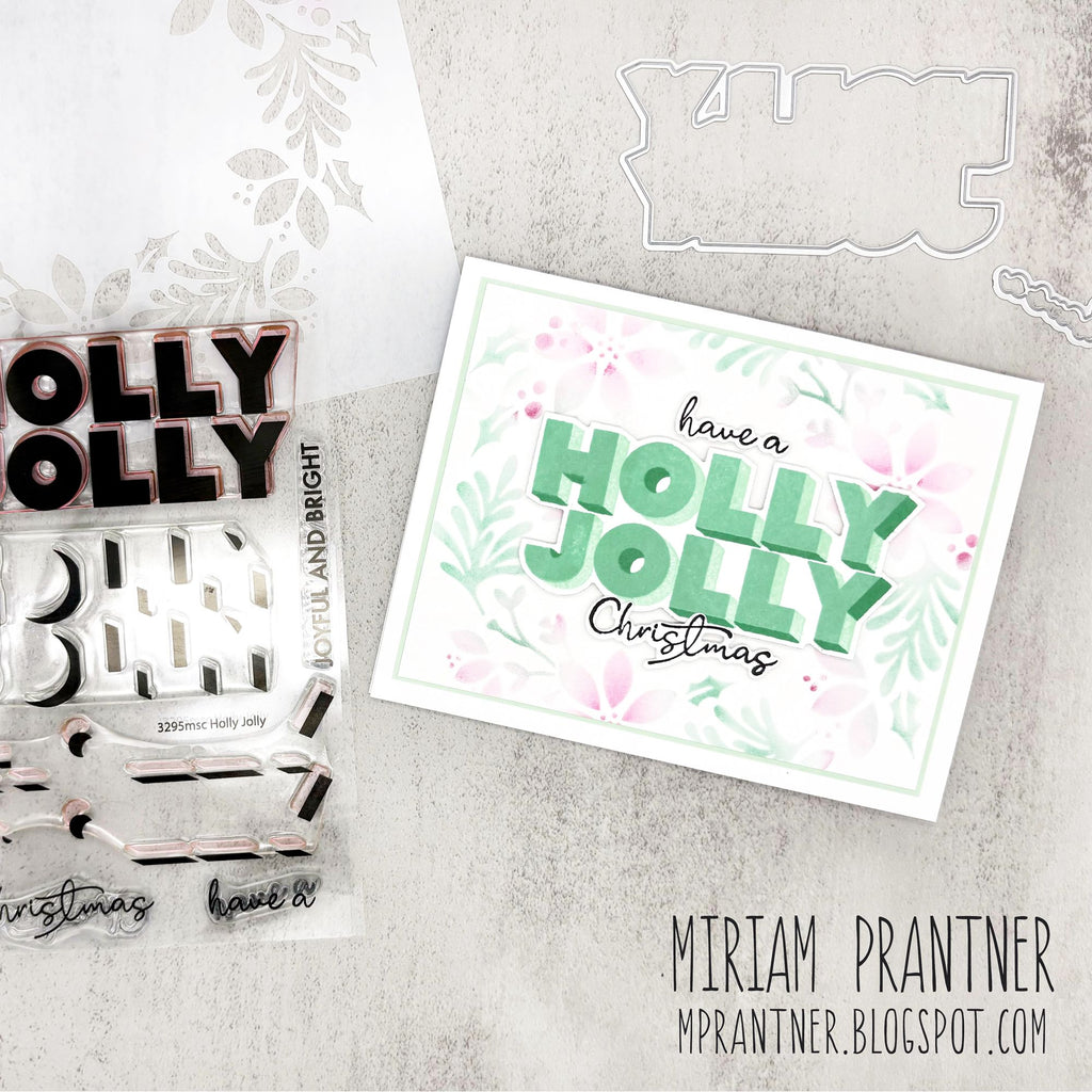 Simon Says Stamp Holly Jolly Wafer Dies 1436mdc And Everything Nice Christmas Card | color-code:ALT05