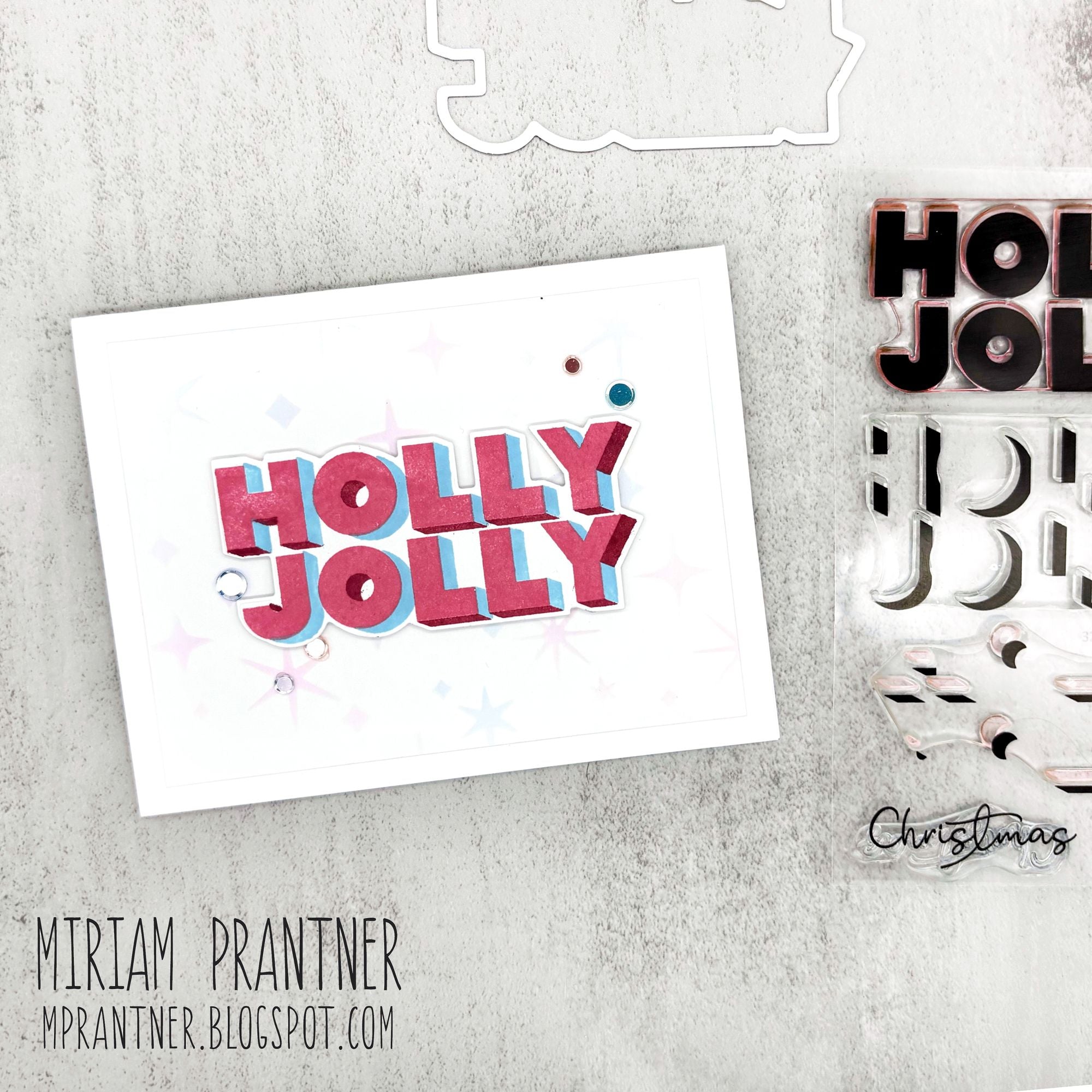 Simon Says Clear Stamps Holly Jolly 3295msc And Everything Nice Christmas Card | color-code:ALT05