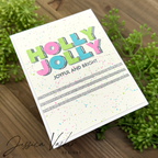 Simon Says Stamps and Dies Holly Jolly set1095hj And Everything Nice Christmas Card