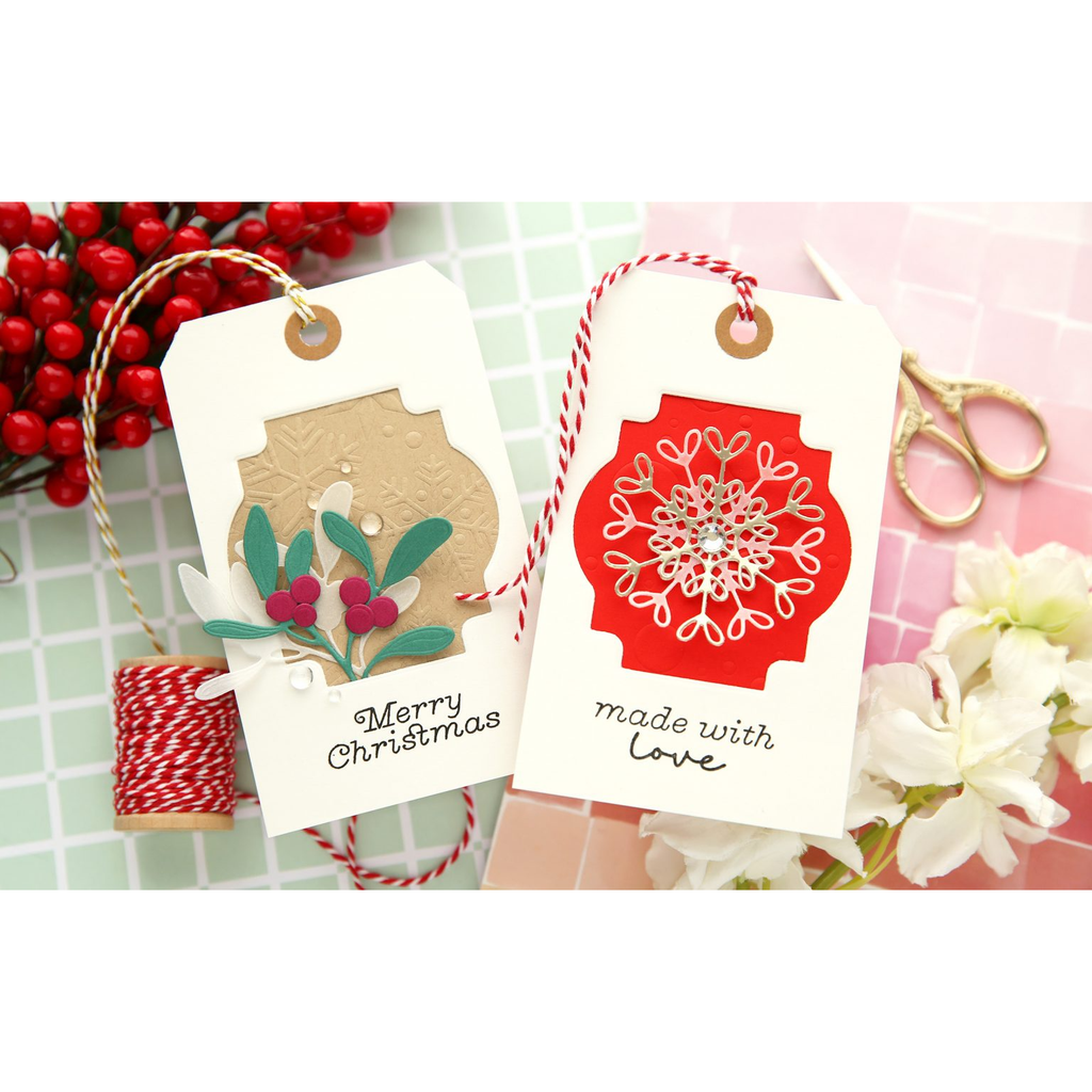 Simon Says Stamp Holly Tag Wafer Dies 1256sd | color-code:ALT01