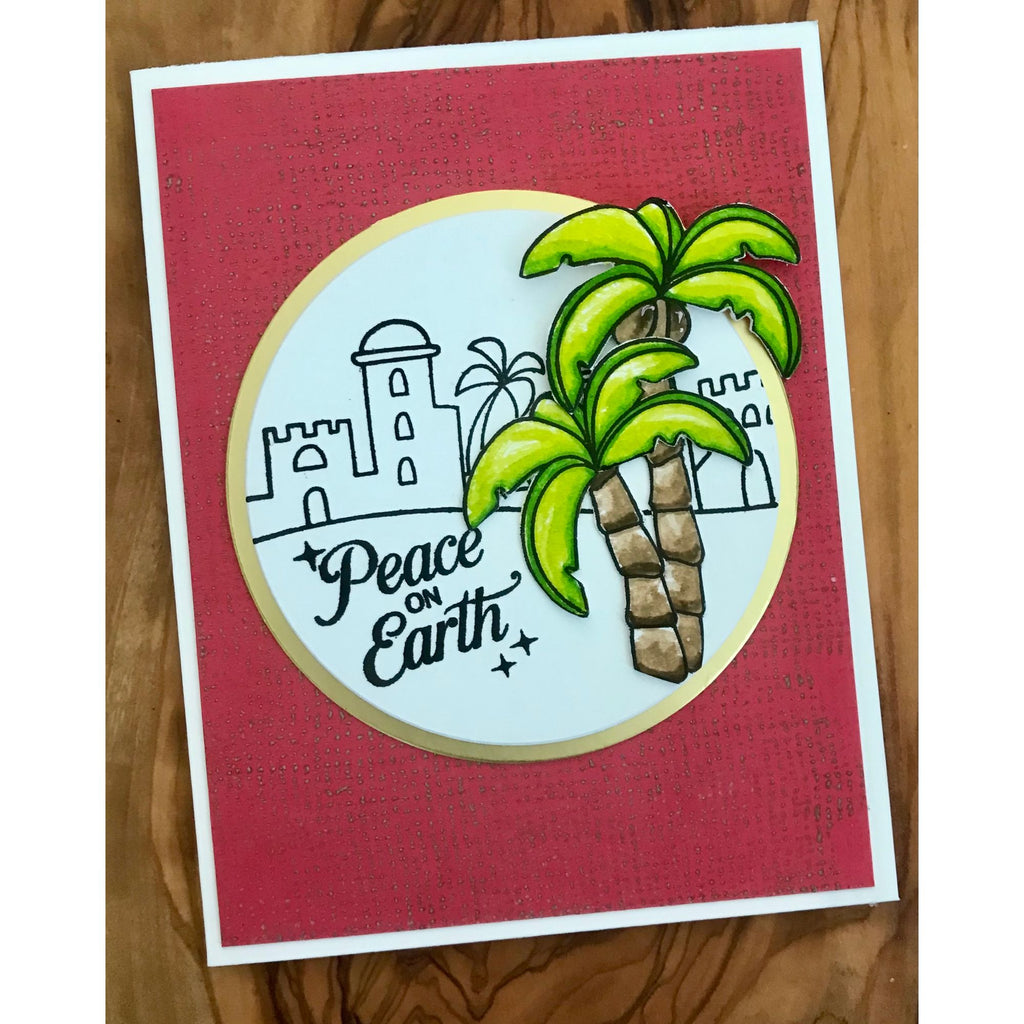 Simon Says Clear Stamps Holy Night 2341ssc And Everything Nice Christmas Card