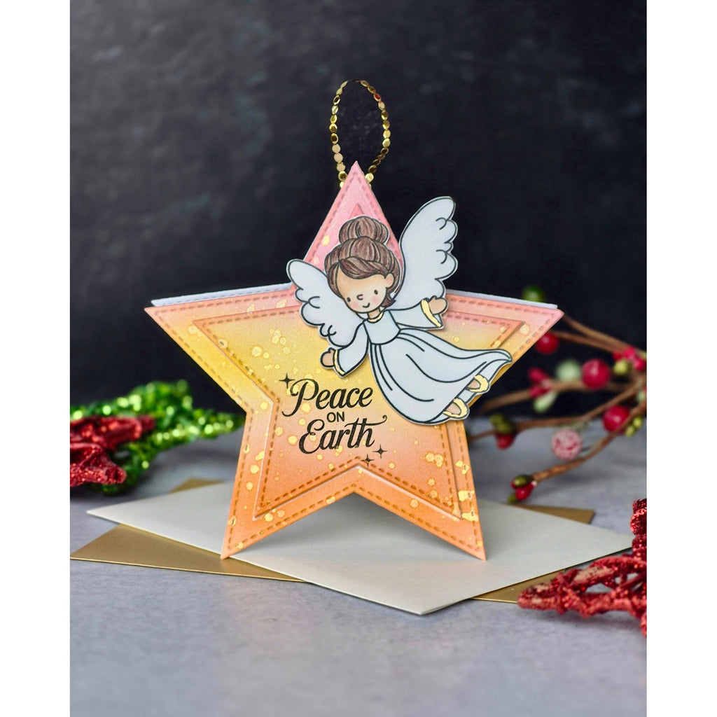 Simon Says Stamps and Dies Holy Night set1090hn And Everything Nice Christmas Card