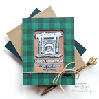 Simon Says Stamps and Dies Home for the Holidays set899hh Christmas Card