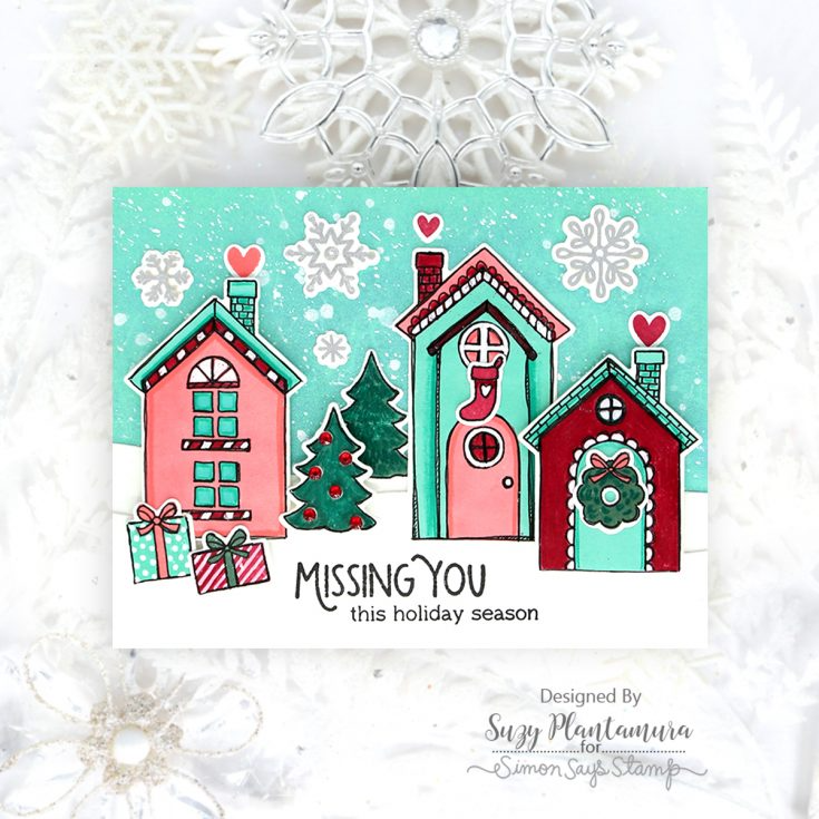 Simon Says Stamps And Dies Home For Christmas Diecember Christmas Card
