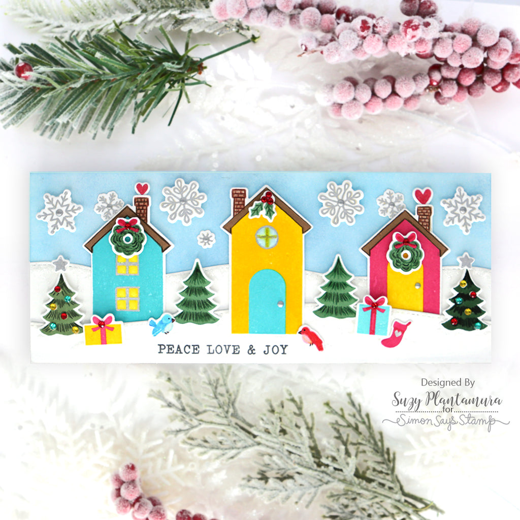 Simon Says Stamps And Dies Home For Christmas Diecember Christmas Card