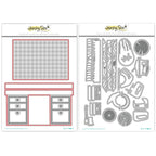 Honey Bee Lovely Layers Pegboard Desk And Woodworking Dies Bundle
