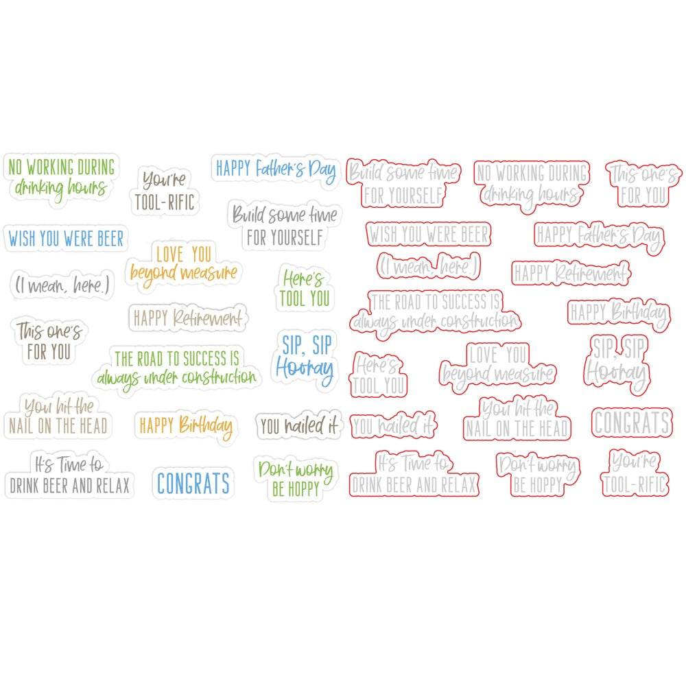 Honey Bee Nailed It Clear Stamps And Dies Bundle