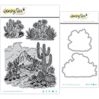 Honey Bee Out West Cling Stamps And Dies Bundle