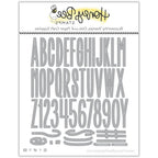 Honey BEE NARROW UPPERCASE ALPHA Dies hbds-bnua Product Image
