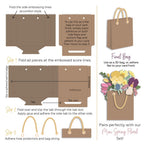 Honey Bee 3D Pop Up Bag Dies hbds-3dpopbg Instructions Image