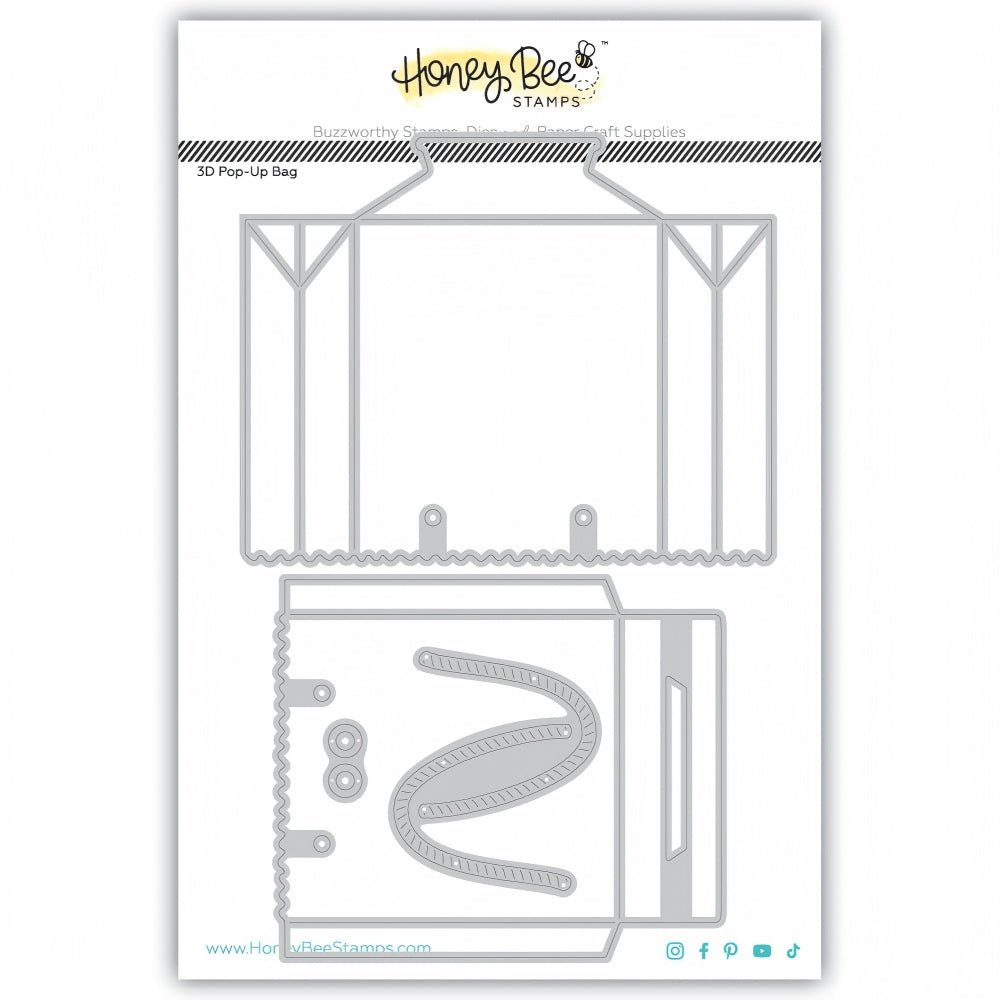 Honey Bee 3D Pop Up Bag Dies hbds-3dpopbg Product Image