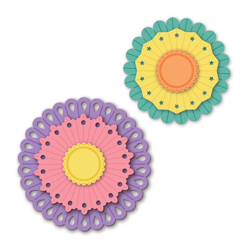 Honey Bee 3D Rosette Dies hbds-3droset