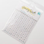 Honey Bee AURORA BOREALIS Gem Stickers hbgs-030 Packaging Image