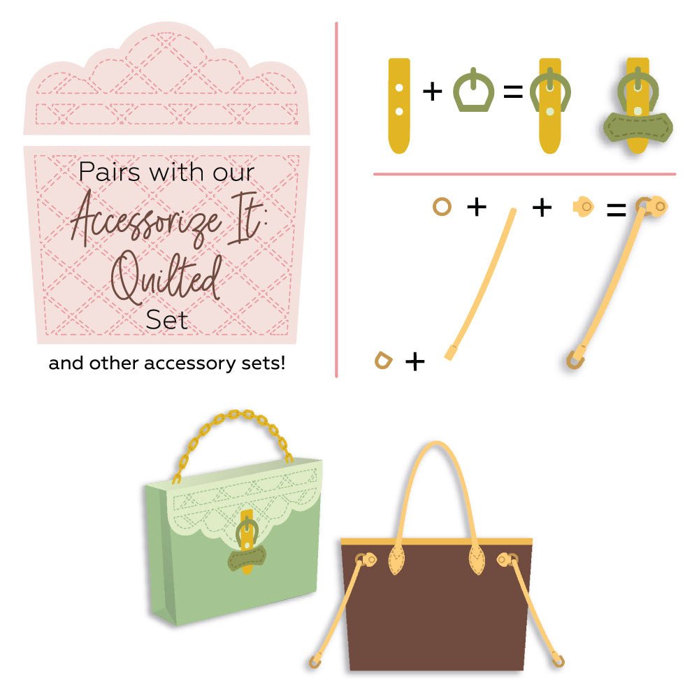 Honey Bee Accessorize It Quilted Impression Plates hbds-acqltd Pairs With Inspiration