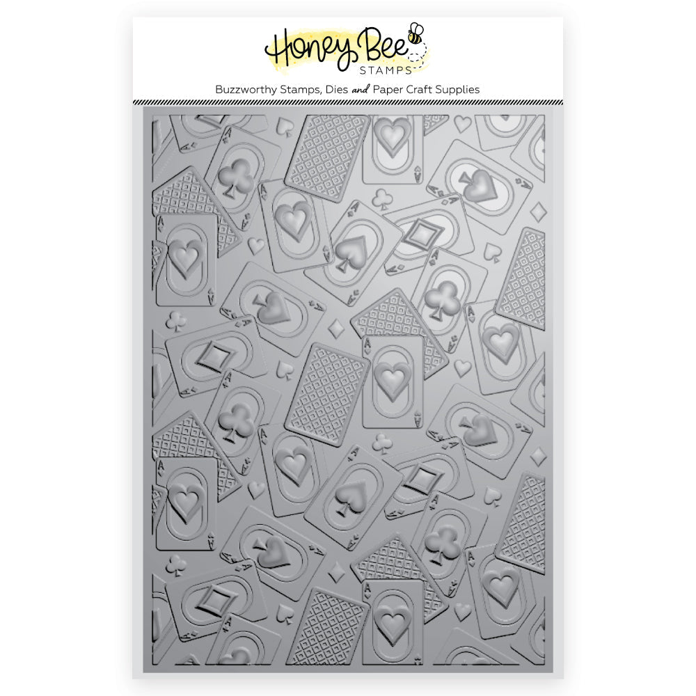 Honey Bee Aces 3D Embossing Folder hbef-023 Product Image