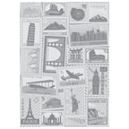 Honey Bee Air Mail 3D Embossing Folder hbef-017