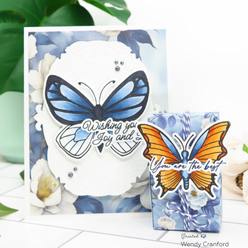 Honey Bee All Things New Dies hbds-639 You Are The Best Card