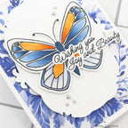 Honey Bee All Things New Stamps And Dies Bundle Wishing You Joy And Beauty Card