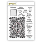 Honey Bee Always And Forever Stamps And Dies Bundle Cling Set