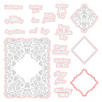 Honey Bee Always And Forever Stamps And Dies Bundle Wafer Outlines
