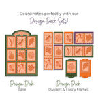 Honey Bee Autumn Keepsakes 3D Embossing Folder hbef-034 Design Deck Sets