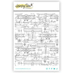 Honey Bee Aviator Cling Stamp hbst-599