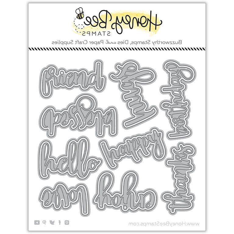Honey Bee BITTY BUZZWORDS Dies hbds-346 Product Image