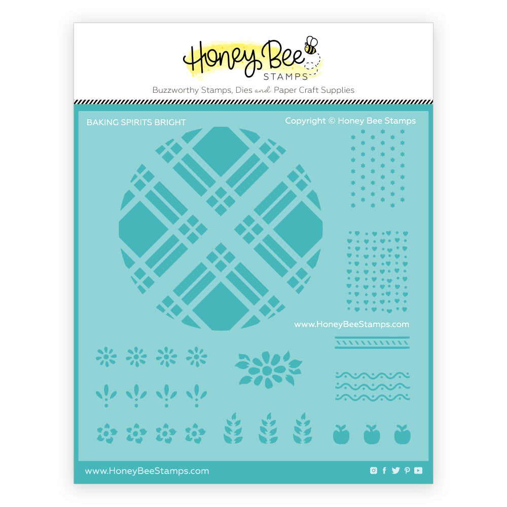 Honey Bee Baking Spirits Bright Stencil hbsl-159 Product Image