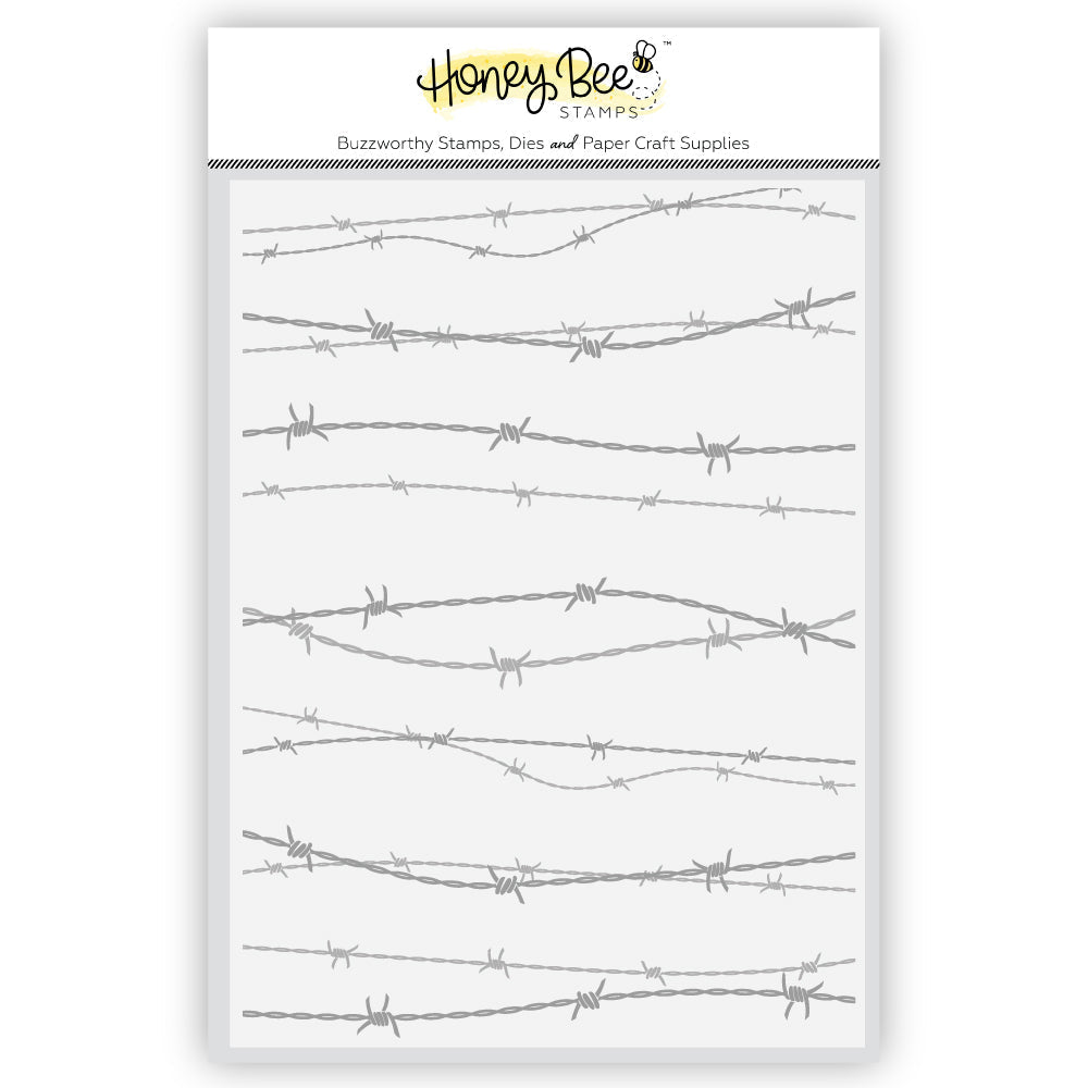 Honey Bee Barbed Wire 3D Embossing Folder hbef-026 Product Image