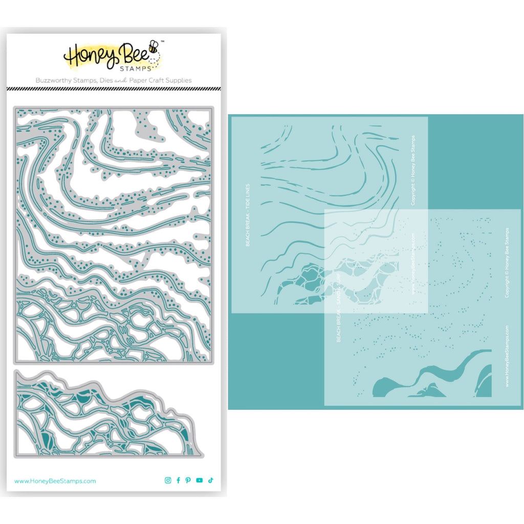 Honey Bee Beach Break Stencils And Dies Bundle