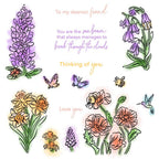Honey Bee Bees And Bonnets Stamps Dies And Stencils Bundle Mock Up in Color
