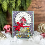 Honey Bee Believe In The Magic Clear Stamp hbst-625 To You And Yours Christmas Card
