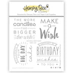 Honey Bee Big Bold Birthday Clear Stamps hbst-531