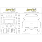 Honey Bee Big Pickup Tailgate Clear Stamps And Dies Bundle