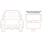 Honey Bee Big Pickup Tailgate Dies hbds-284