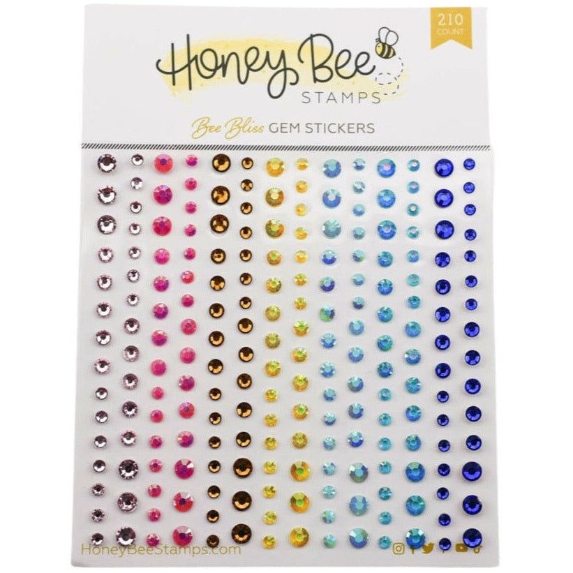 Honey Bee Bliss Gem Stickers hbgs-031